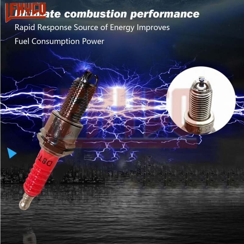 1/2/3/4PCS 3 Electrodes D8TC S - Motorcycle Spark Plug ulasan dan harga