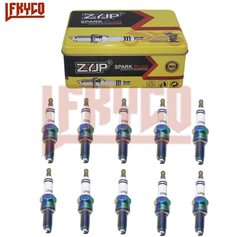 10PCS CR8E Iridium Torch Spark - Motorcycle Spark Plug ulasan dan harga