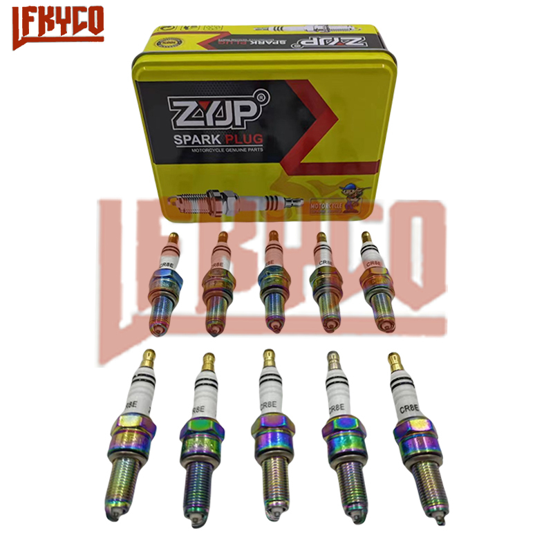 10PCS CR8E Iridium Torch Spark - Motorcycle Spark Plug ulasan dan harga